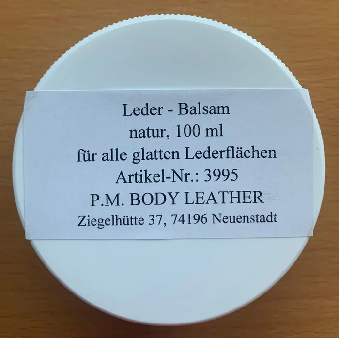 Leder-Balsam, natur
