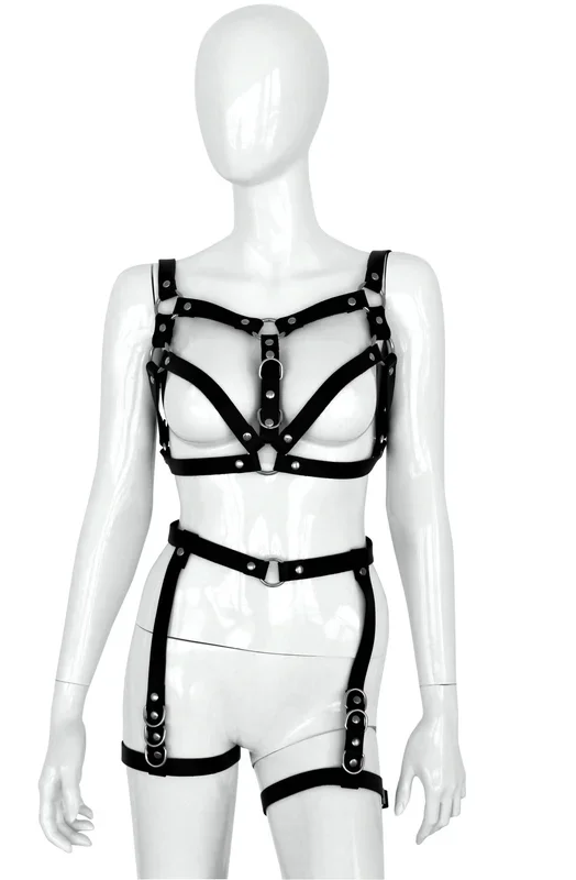 Leder Body Set für Sie ‚Feminine‘ – Kunstleder