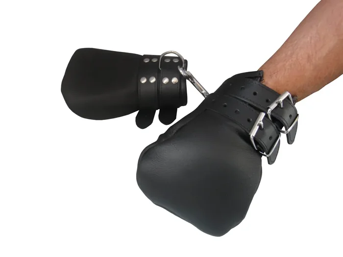 Leder Fäustlinge
