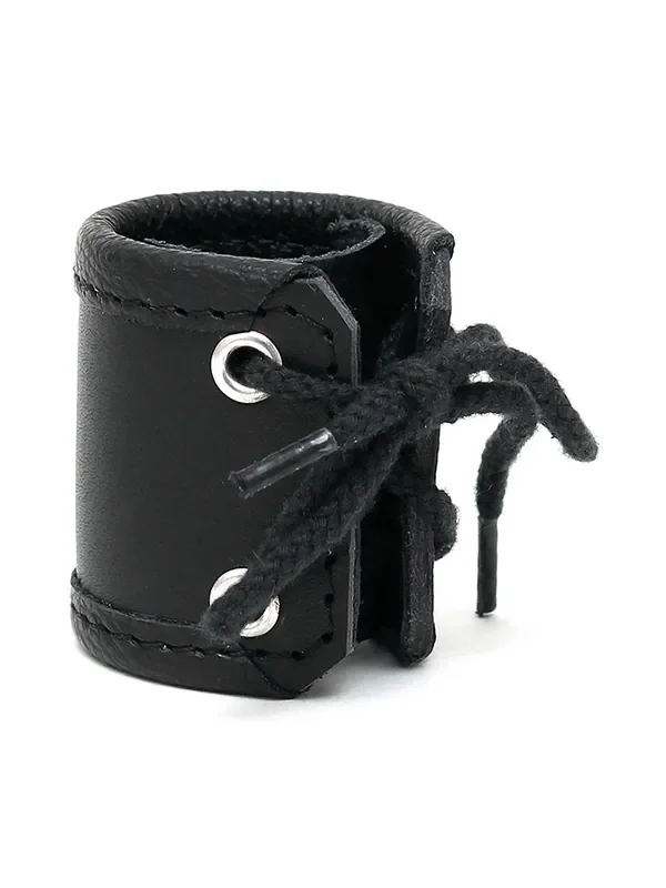 Leder-Hodenstretcher 5cm, schwarz
