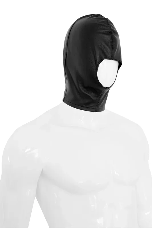 Leder Maske offener Mund