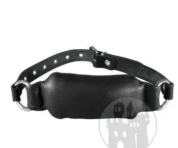 Leder Mundknebel breit