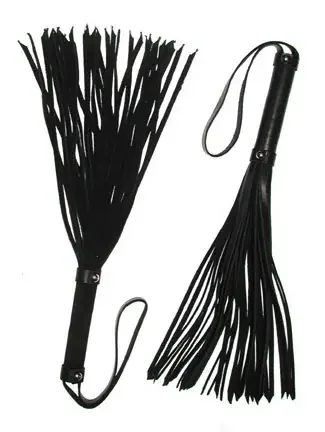Leder Peitsche m. 28 Riemen