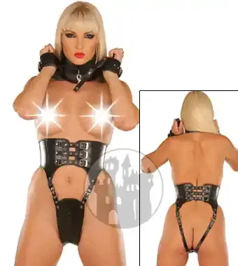 Leder Taillenslip
