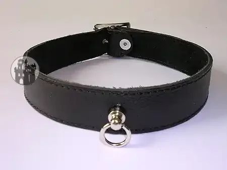 Lederhalsband mit O-Ring