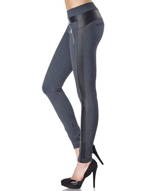 Leggings anthrazit/schwarz