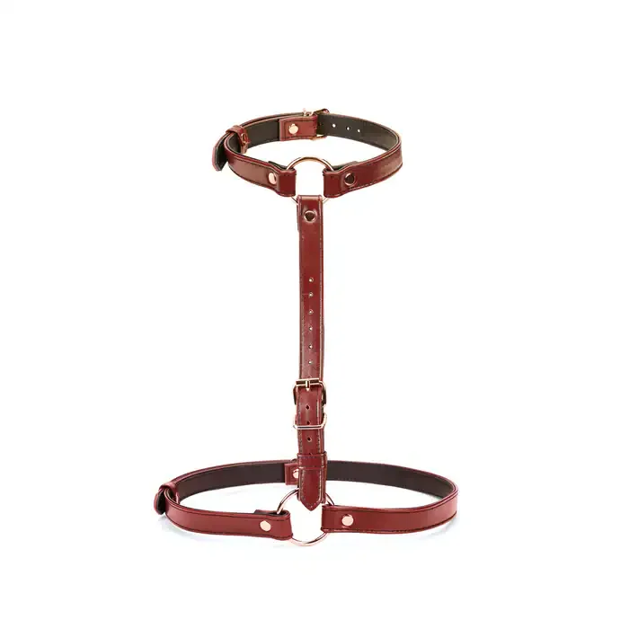 LIEBE SEELE WINE RED Harnais Cuir