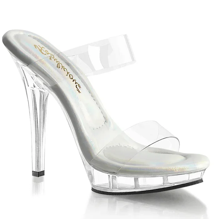 Lip-102-1 (High Heel Größe: 11 – Gr. 41, High Heel Farbe: Transparent)