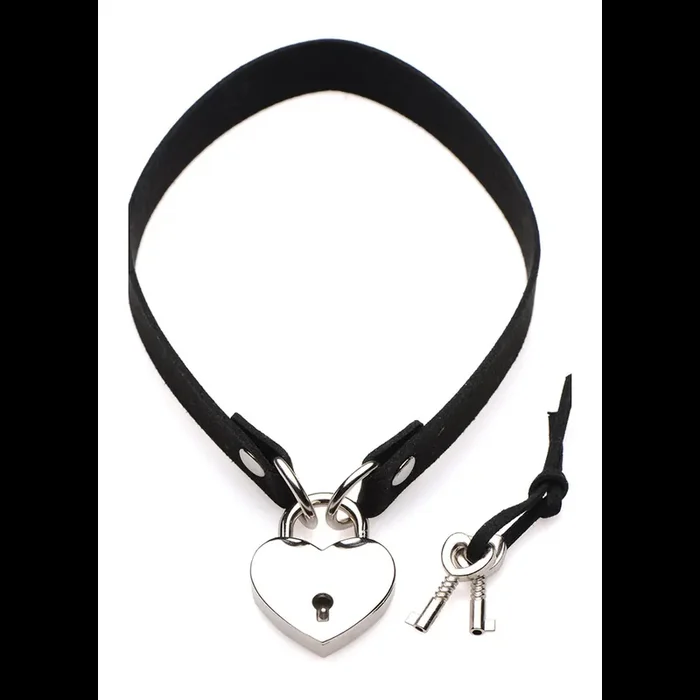 Lock-It – Choker with Heart Lock and Key