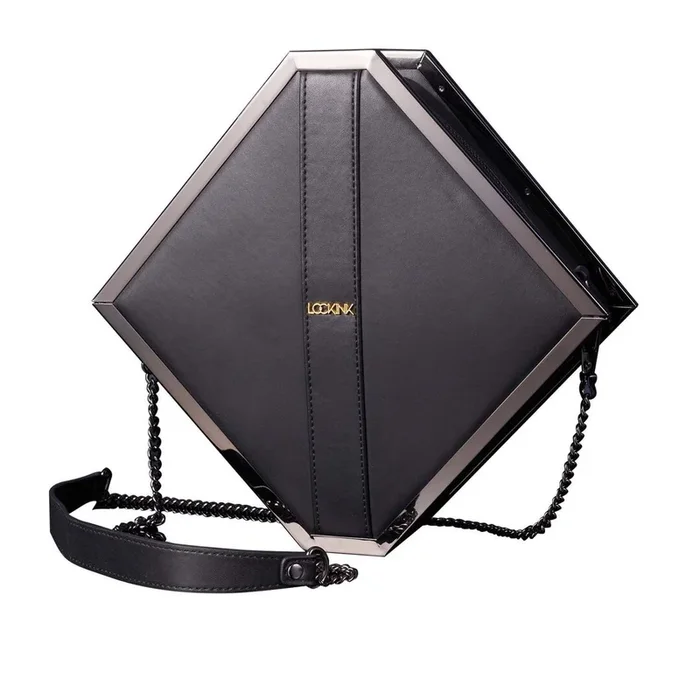 LOCKINK – Mysterious Square Kink Bag – schwarz