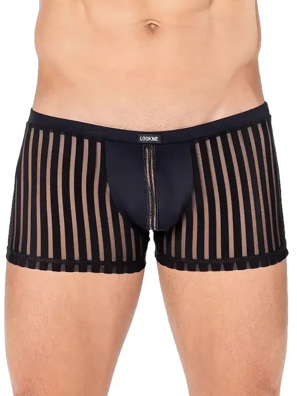 Look Me Biker Boxerpant, schwarz