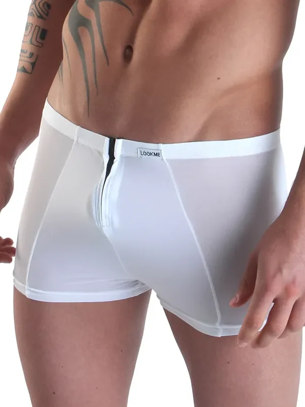 Look Me Wiz Zip-Pant, weiß