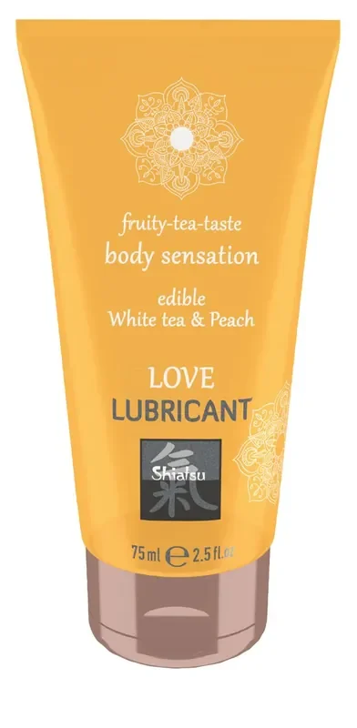 Love Gleitmittel essbar – Weißer Tee und Pfirsich