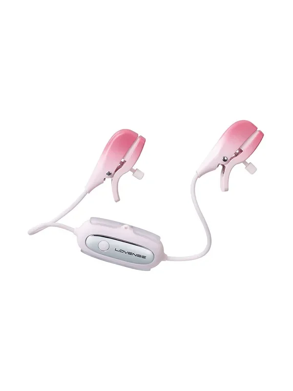 Lovense Gemini Appgesteuerte Vibro-Nippelklemmen, pink