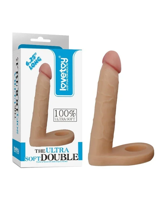 LoveToy Das ultraweiche Doppel – Realistischer Dildo 15,8 cm Ø 2,9 cm