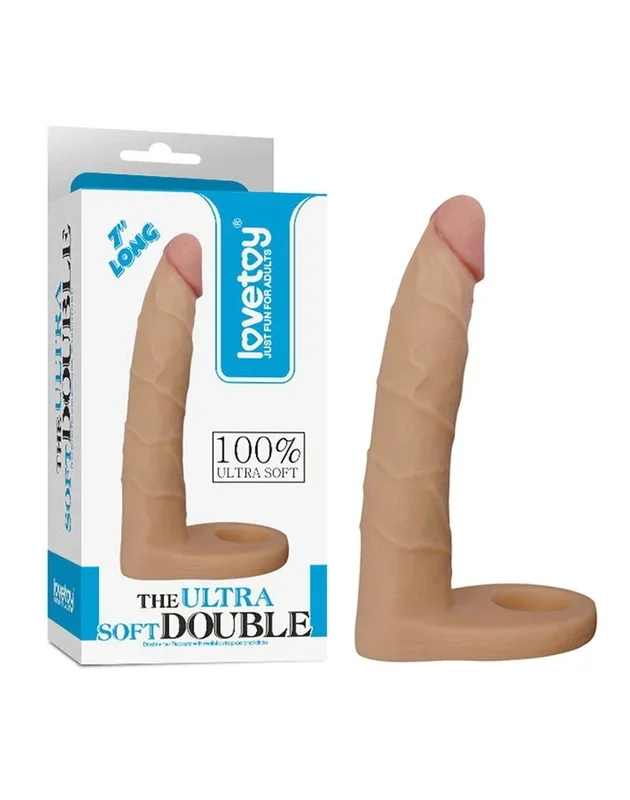 LoveToy Das ultraweiche Doppel – Realistischer Dildo 17,8 cm Ø 3 cm