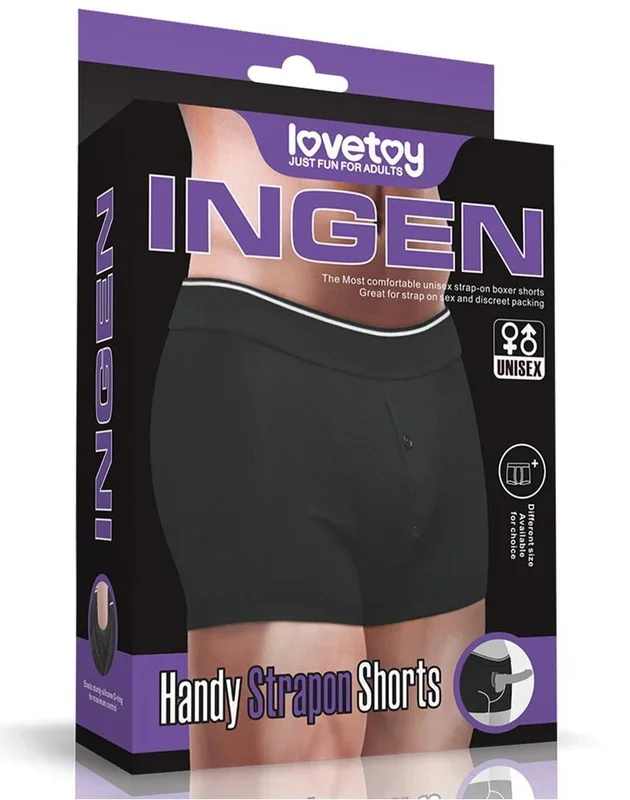LoveToy Unisex Strap-On Shorts – Strap-On Harness