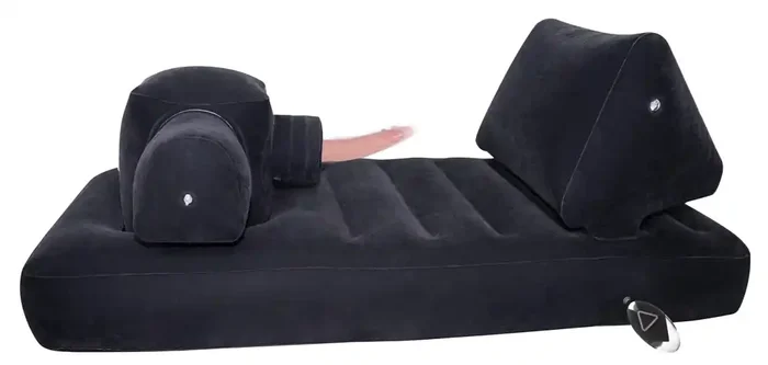 Luxus-Veloursbett mit versteckter Lusttechnik