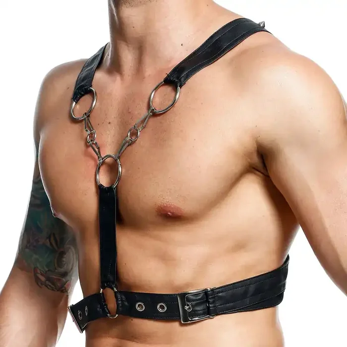 MaleBasics Dngeon Bodyharness mit Ketten