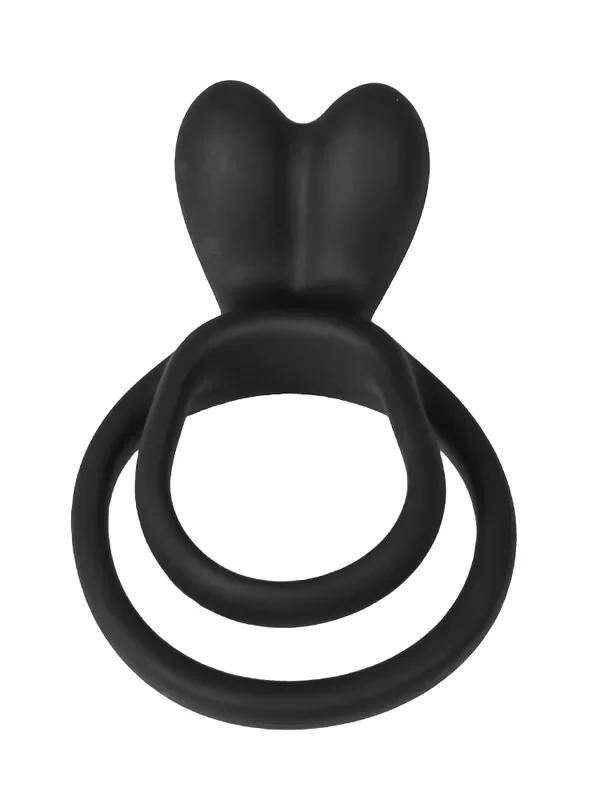 Malesation Bunny Cockring Penisring, schwarz