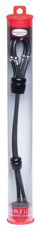 MALESATION Doppelschlaufe Granate Double schwarz
