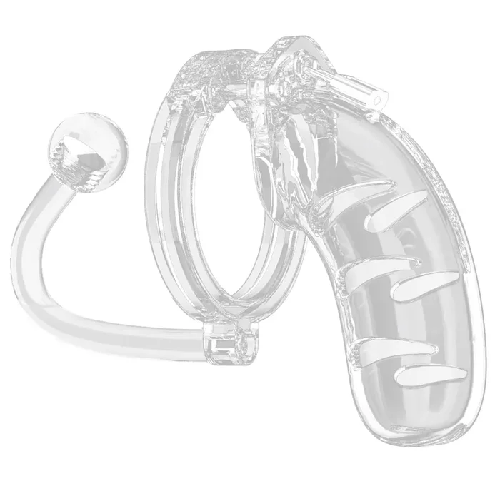 ManCage Keuschheitsgürtel mit Plug Modell 11 11 x 3.5 cm Transparent