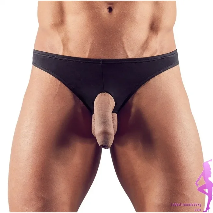 Männerstring – Push-up für die Hoden