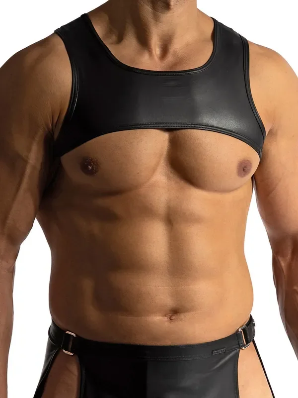 MANSTORE M2422 Cropped Top, schwarz