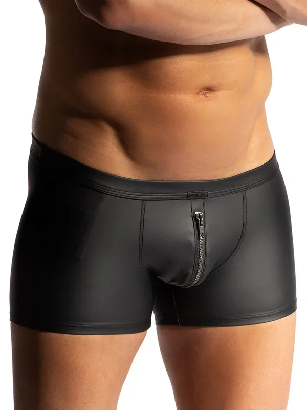MANSTORE M2469: Zipped Boxer, schwarz