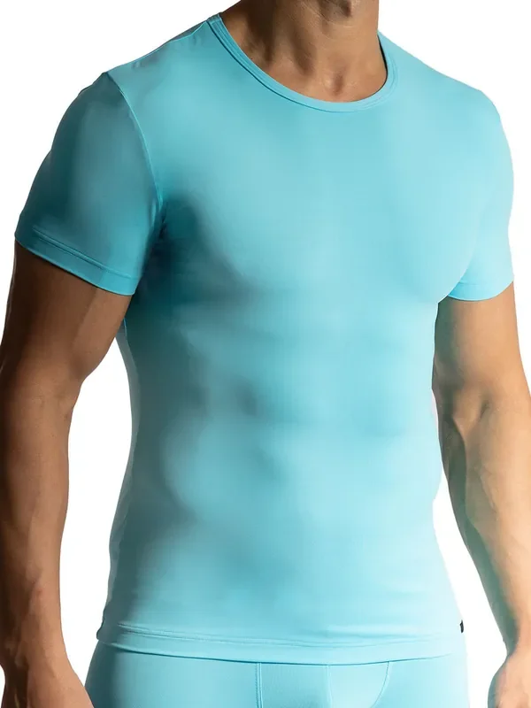 MANSTORE M800 Casual T-Shirt, light blue