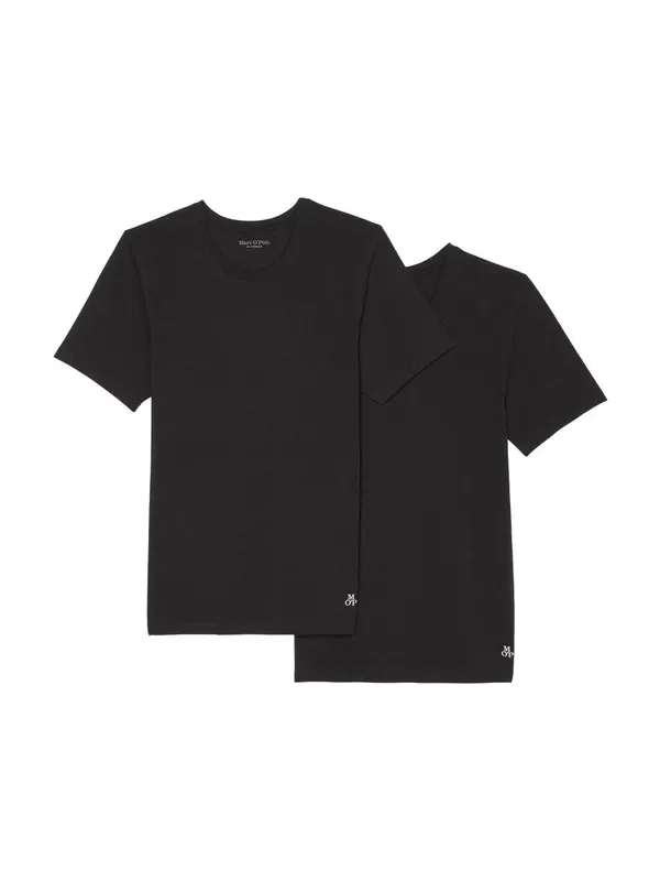 Marc O´Polo Essentials T-Shirt 2er Pack, schwarz