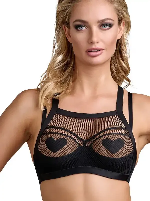 Marlies Dekkers Heartbreaker Padded Balcony BH, schwarz/sand
