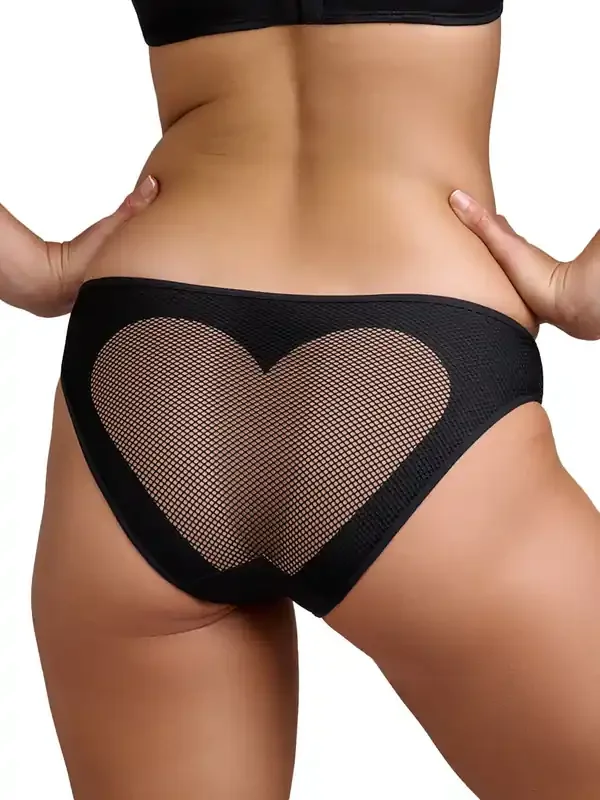 Marlies Dekkers Heartbreaker Slip, schwarz/sand