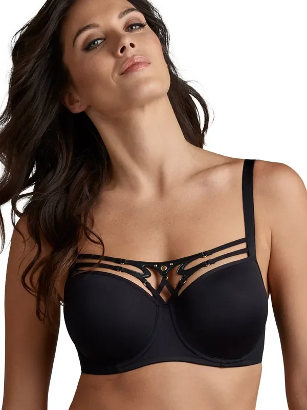 Marlies Dekkers Shieldmaiden Padded Balcony BH, schwarz