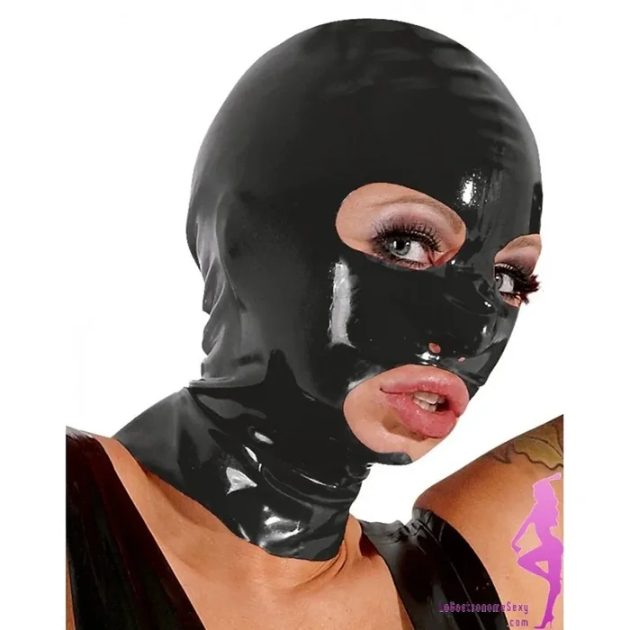 Maske aus 100% Latex mit 3 Öffnungen – Basic