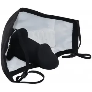 Maske mit Dildoknebel 7 x 4 cm