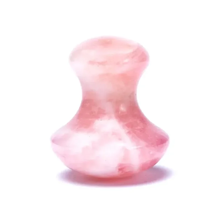 Massagestein Pilzform – Rosenquarz 4 x 3,5 cm