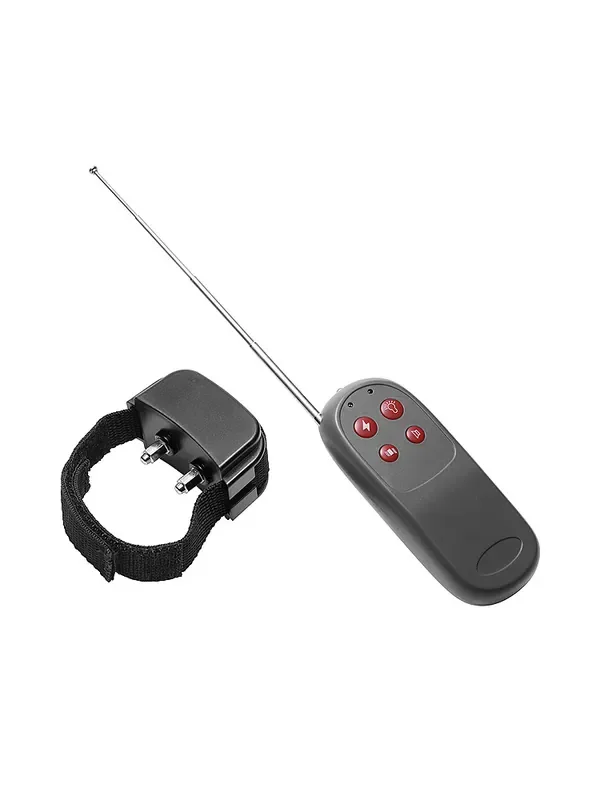 Master Series Cock Shock Remote Elektroschock-Penisring, schwarz