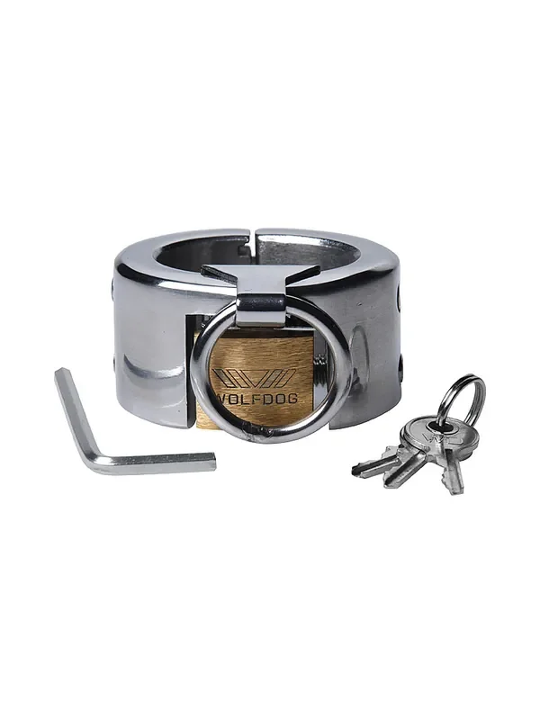 Master Series Fiend Stainless Steel CTB Piercing Chamber Edelstahl-Hodenstretcher