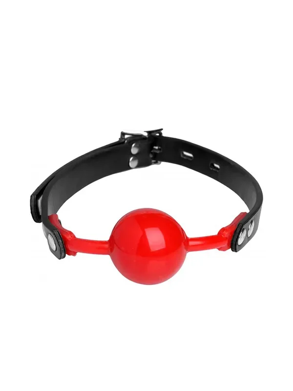 Master Series The Hush Ballknebel, rot/schwarz