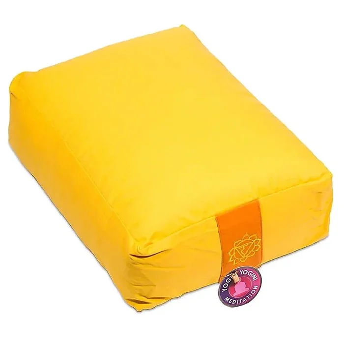 Meditationskissen / Yoga Bolster – gelb 3. Chakra