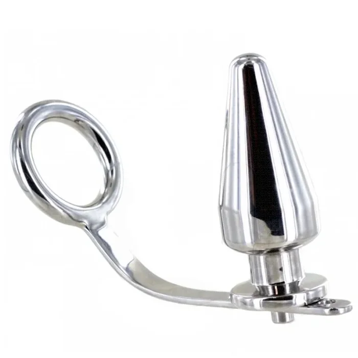 METALHARD COCK RING MIT STECKER ANAL 50 X 50MM