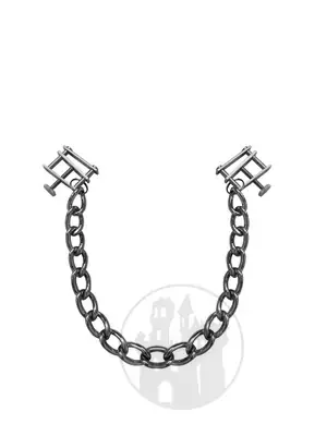 Metall Nippelzwingen mit Kette