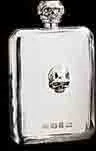Metallschnapsflasche – Death
