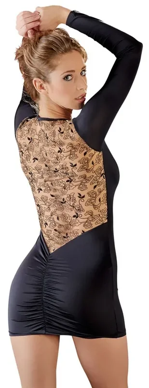 Minikleid mit Stickerei