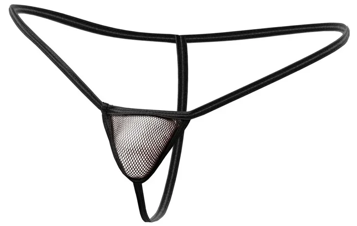 Ministring im Fishnet-Look