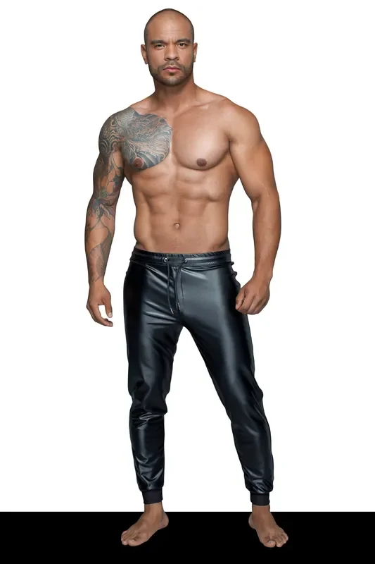 MissBehaved Collection – Treggings aus Powerwetlook H063 schwarz