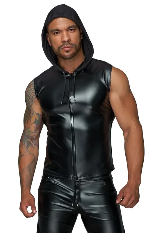 MissBehaved Collection-Kapuzenshirt mit Zwei-Wege Zipper H062 schwarz