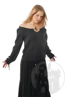 Mittelalterbluse mit Schnürung