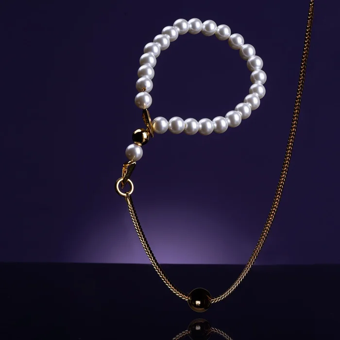 »Moist Eyes« Set Perlencollier Mit Leine Von »UPKO«